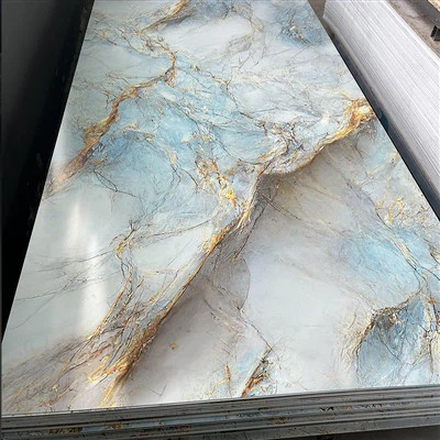 ألواح الجدران البلاستيكية من ألواح الرخام فوق البنفسجية